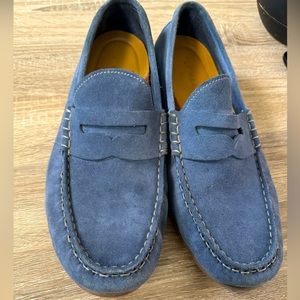 Blue Cole Haan Penny Loafers